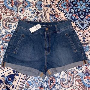 american eagle mom shorts